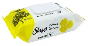 Влажные салфетки универсальные Sleepy Citrus Garden 120 шт. 000006113 фото