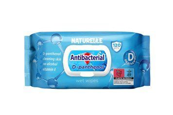 Влажные салфетки антибактериальные Naturelle Antibacterial D-panthenol 120 шт. 000006348 фото