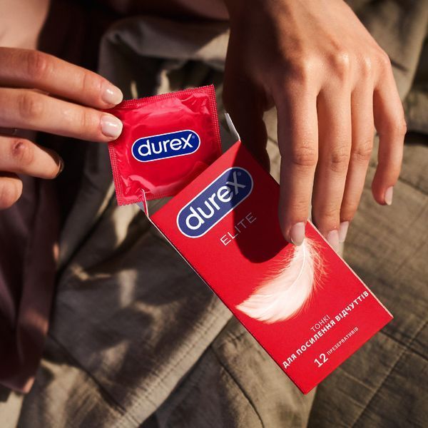 Презервативи ультратонкі Durex Elite 12 шт. 00002546 фото