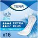 Жіночі урологічні прокладки Tena Lady Slim Extra Plus (6 крапель) 16 шт. Гігієна при нетриманні сечі 000006666 фото 1