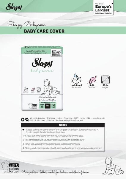 Підгузки-трусики дитячі Sleepy Natural midi 3 (4-9 кг) 34 шт.  000005917 фото