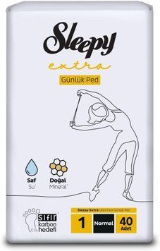 Прокладки щоденнi Sleepy Extra Normal (155 мм) 3 краплі 40 шт. Дихаючі ультратонкі 000006502 фото