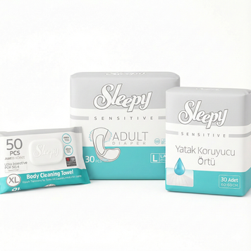 Комплект Подгузники для взрослых Sleepy XL + Пеленки Sleepy + Полотенца Sleepy 000006722 фото