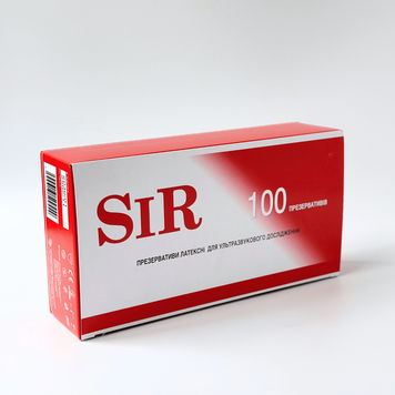 Презервативы для УЗИ Sir без смазки 100 шт. 000006655 фото