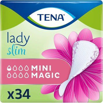 Женские урологические прокладки Tena Lady Slim Mini Magic (0.5 капли) 34 шт. Ультратонкие урологические прокладки для женщин 000006742 фото