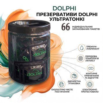 Презервативы Dolphi Ultra Thin ультратонкие, 66 шт. 000007135 фото