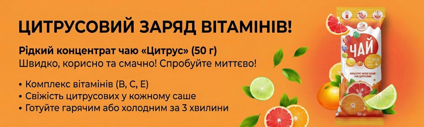 Чай Смакуйте концентрат рідкий "Цитрус" 50 г