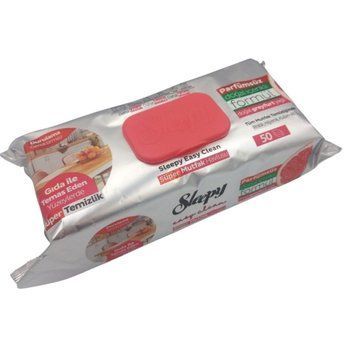 Влажные салфетки для уборки кухни Sleepy Easy Clean Grapefruit 50 шт. 000006508 фото
