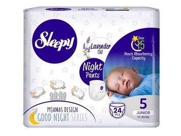 Подгузники-трусики детские Sleepy Night junior 5 (11-20 кг) 24 шт. 000005906 фото