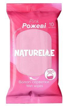 Влажные салфетки универсальные Naturelle Pink 10 шт. 000006460 фото