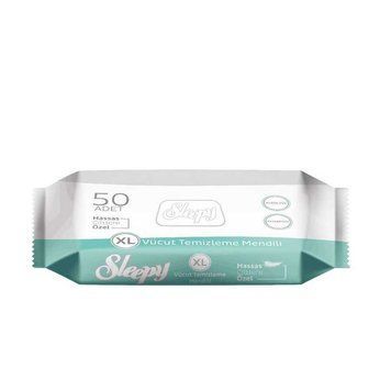 Влажные салфетки большие Sleepy Adult Towels 50 шт. 000005909 фото