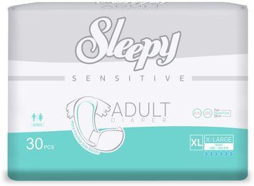Підгузки для дорослих Sleepy Sensitive Adult XL (120-160 см) 30 шт.  000005912 фото