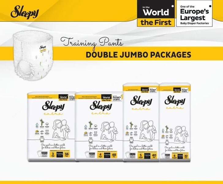 Підгузки-трусики дитячі Sleepy Extra junior 5 (11-18 кг) 40 шт. Памперси трусиками для активних дітей 000006008 фото