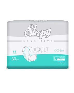 Підгузки для дорослих Sleepy Sensitive Adult L (100-150 см) 30 шт.  000005911 фото