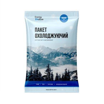 Пакет охолоджуючий (гіпотермічний) Energy Of Nature Medium 200 г. Засіб від забоїв та гематом великий 000006546 фото