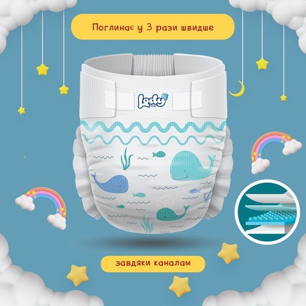 Підгузки дитячі Lody Baby Air XL 6 (16+ кг) 20 шт.  000006635 фото