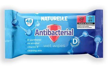 Влажные салфетки антибактериальные Naturelle Antibacterial D-panthenol 48 шт. 000006673 фото