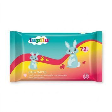 Вологі серветки для дітей Lupilu Baby Wipes 72 шт. 000007065 фото