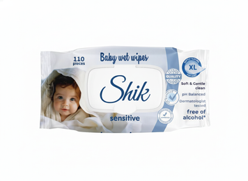 Влажные салфетки для детей Shik Sensitive 110 шт. 000006739 фото