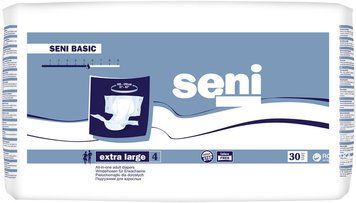 Підгузки для дорослих Seni Basic XL (130-170 см) 30 шт.  000006288 фото