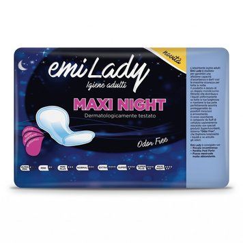 Жіночі урологічні прокладки Emi Lady Maxi Night (7 крапель) 10 шт. 000007175 фото