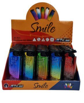 Запальнички Smile Turbo Jet ЗСУ Тризуб блок 25 шт 000005545 фото
