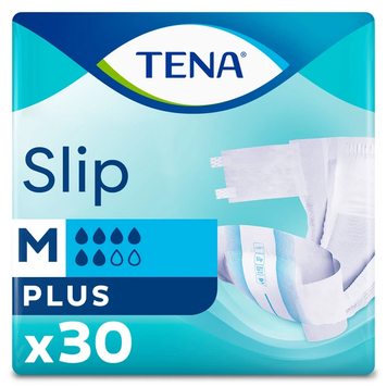 Подгузники для взрослых Tena Slip Plus (73-122 см) М 30 шт. 000005427 фото