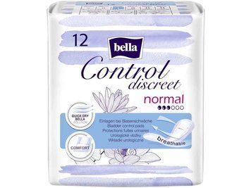 Жіночі урологічні прокладки Bella Control Discreet Normal (3 краплі) 12 шт. Дихаючі, вбираючі 000006957 фото