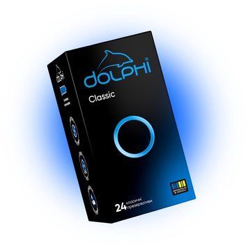 Презервативы классические Dolphi Classic 24 шт. 000003827 фото