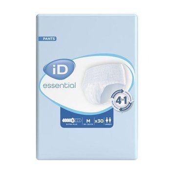 Підгузки-трусики для дорослих iD Essential Extra Plus М (80-120 см) 30 шт. Вбираючі труси 000006746 фото