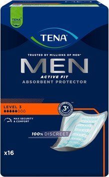 Прокладки мужские урологические Tena Men Active Fit Level 3 (5 капель) 16 шт. 000006963 фото