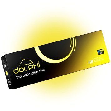 Презервативы анатомичные и ультратонкие Dolphi Anatomic Ultra Thin 48 шт. 000006584 фото