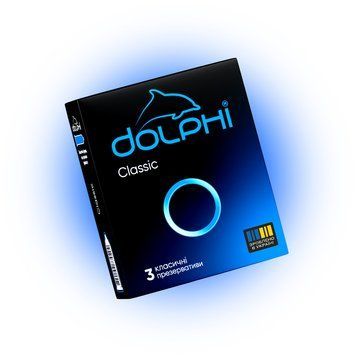 Презервативы Dolphi Classic классические 3 шт. 000007122 фото