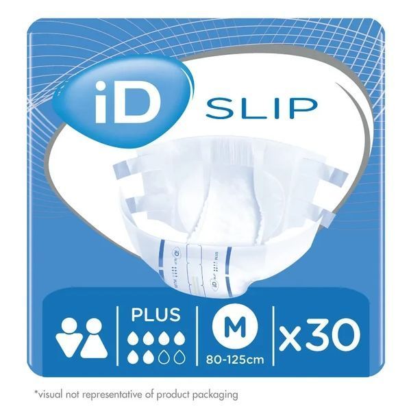 Підгузки для дорослих iD Slip Plus М (80-125 см) 30 шт. 000003006 фото