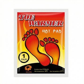 Хімічна грілка-напівустілка для ніг Toe Warmer Hot Pad (2 шт., 1 пара).  000006802 фото