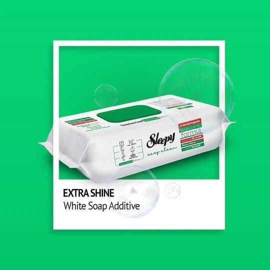 Влажные салфетки для уборки Sleepy Easy Clean White Soap 30 шт. 000006311 фото