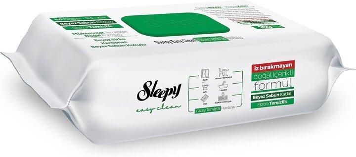 Влажные салфетки для уборки Sleepy Easy Clean White Soap 30 шт. 000006311 фото