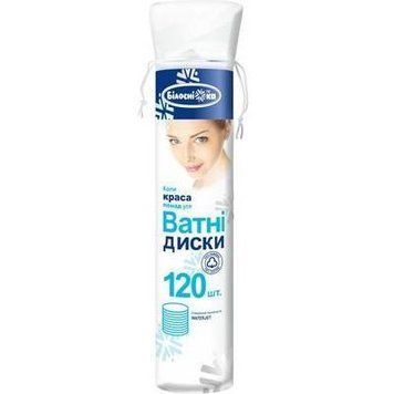 Ватні диски Білосніжка 120 шт 000006156 фото