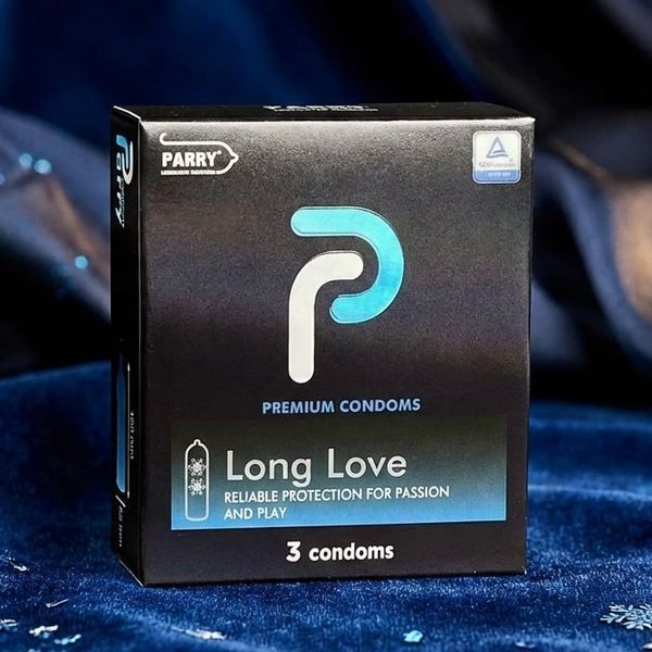 Презервативы Parry Long Love с добавкой для контроля 3 шт. 000006716 фото