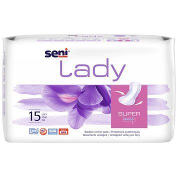 Женские урологические прокладки Seni Lady Super (5 капель) 15 шт. Женские гигиенические прокладки при недержании 000006415 фото