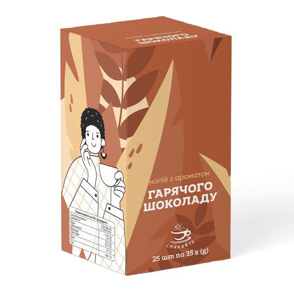 Напій Смакуйте з ароматом гарячого шоколаду 35 г 000006897 фото