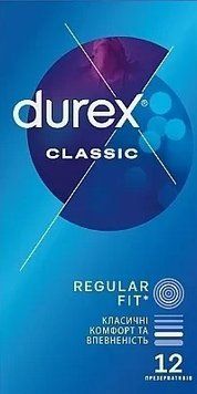 Презервативи класичні Durex Classic 12 шт. 00002544 фото